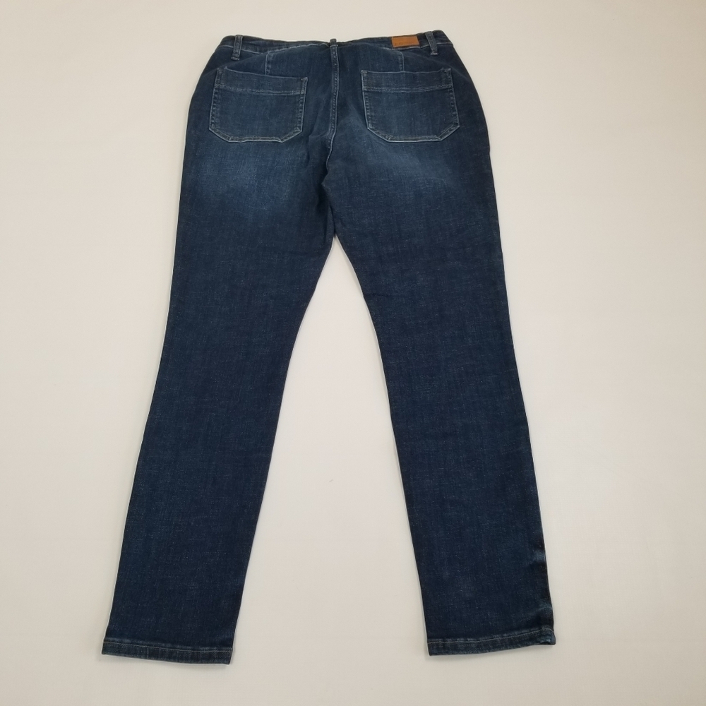 Judy Blue Skinny Fit Button Fly Jeans Front Patch Pockets 15/32 - Picture 3 of 5